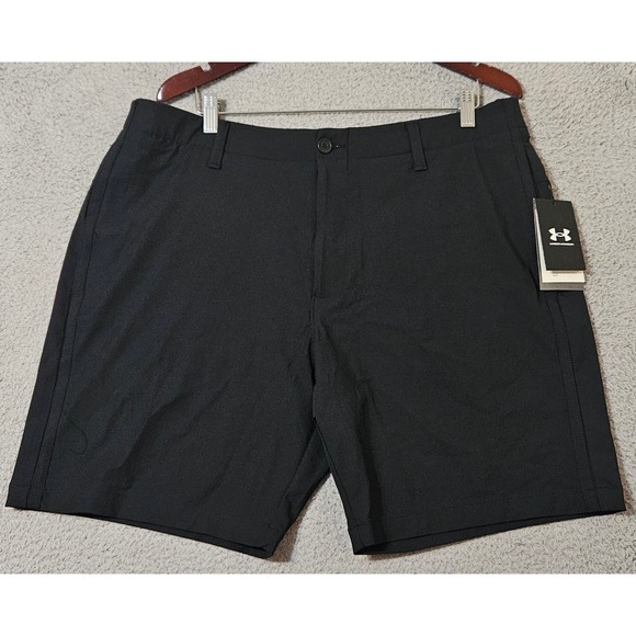 Under Armour UA Golf Shorts ISO-Chill Shorts Mens Size 38 x 8" 1370083 Black $80 - Picture 1 of 8